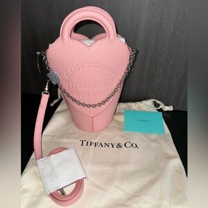 NWT Tiffany & Co. Blush Pink Return to Tiffany Mini Crossbody Bag w/duster bag